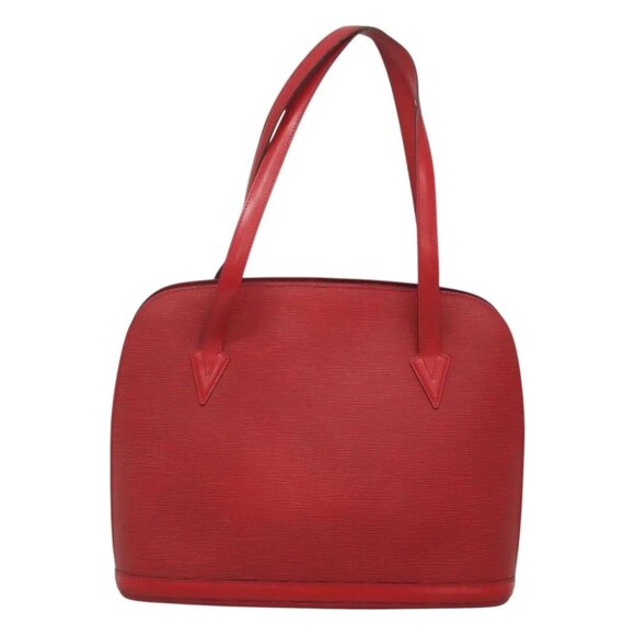LOUIS VUITTON Epi Lussac Shoulder Bag Red M52287 LV Auth - Picture 1 of 16